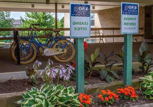 Parking for residents at 450 Green apartments for rent in Norristown, PA